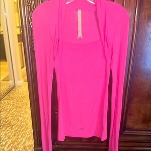 Pink Long Sleeve Women's Top